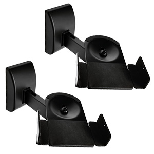 309511BK - Pair of Side Clamping Bookshelf Speaker Wall Mounts